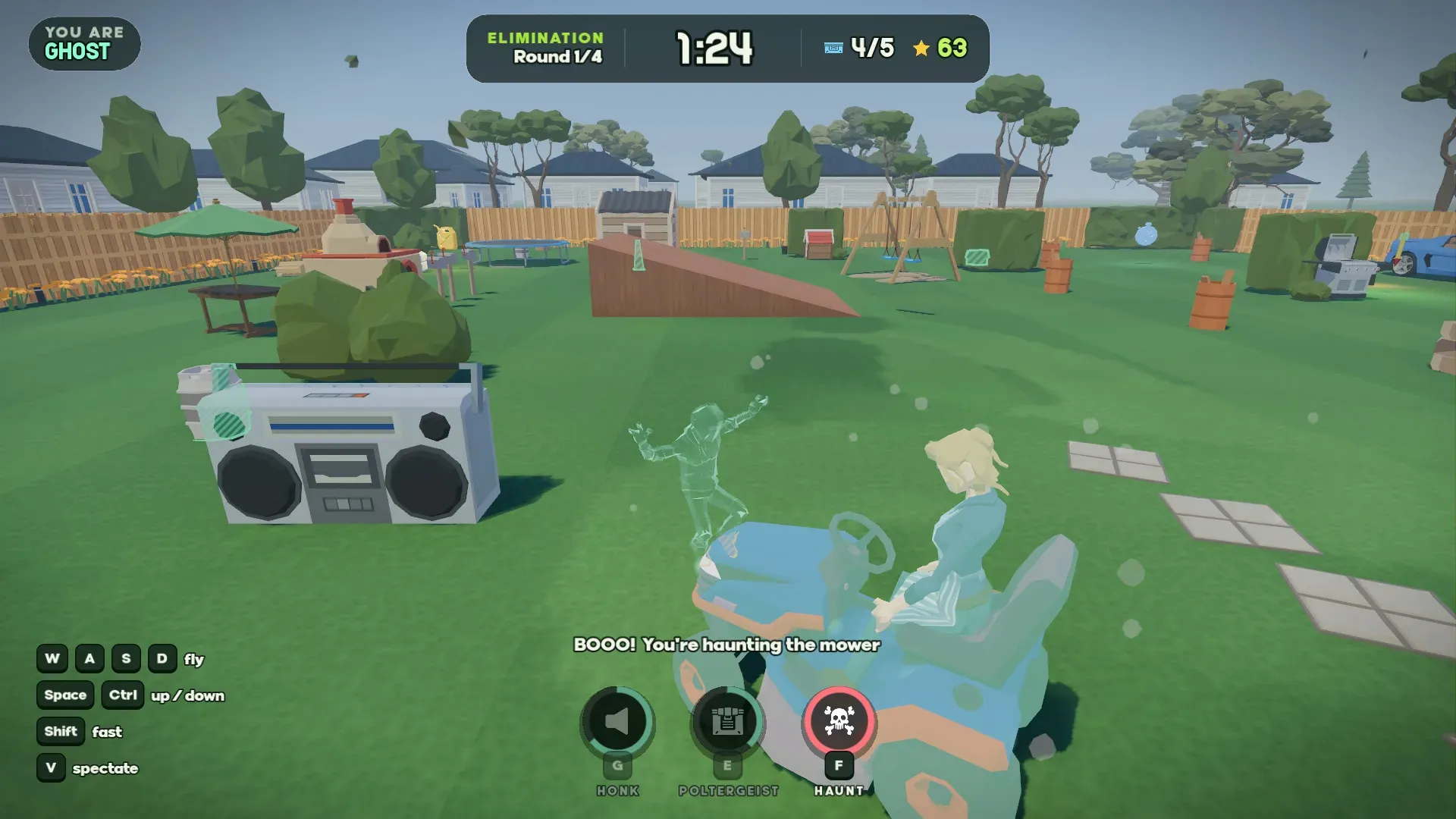 Ghosts haunt the mower